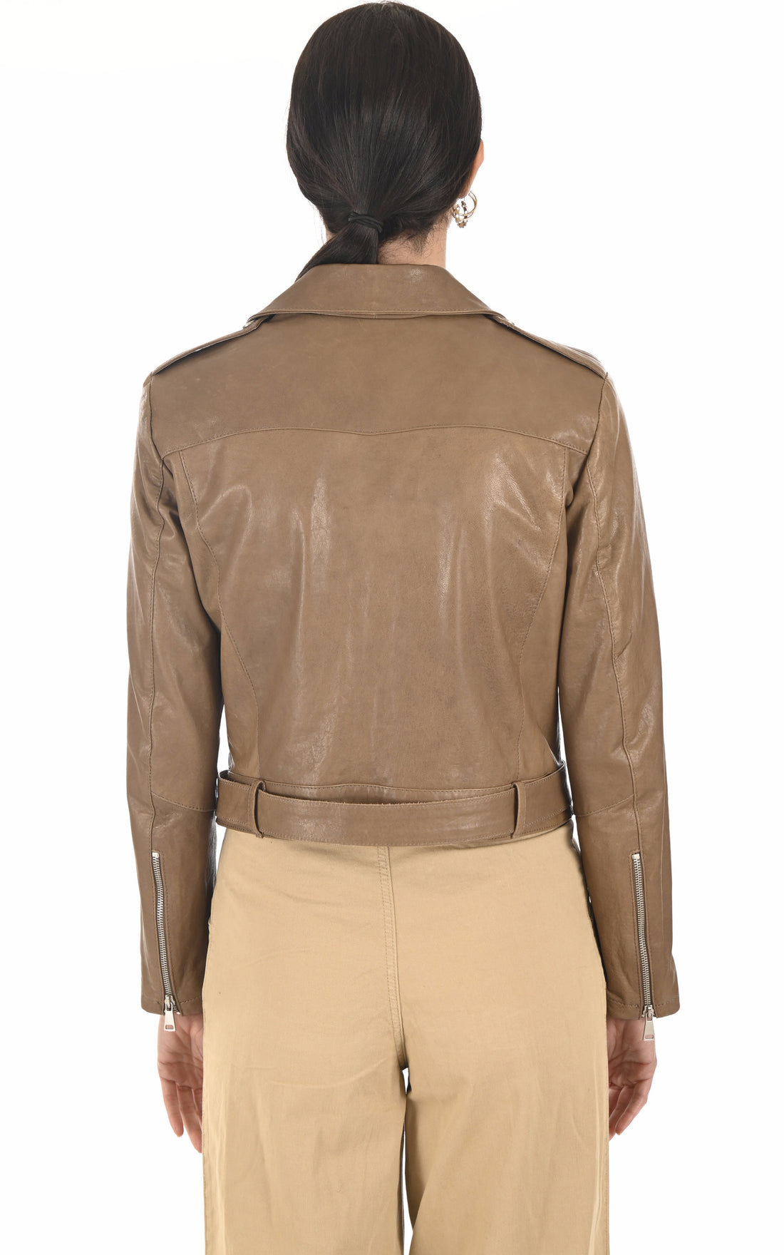 A &quot;259 BIS&quot; Taupe La Canadienne Blouson Femme opened photo