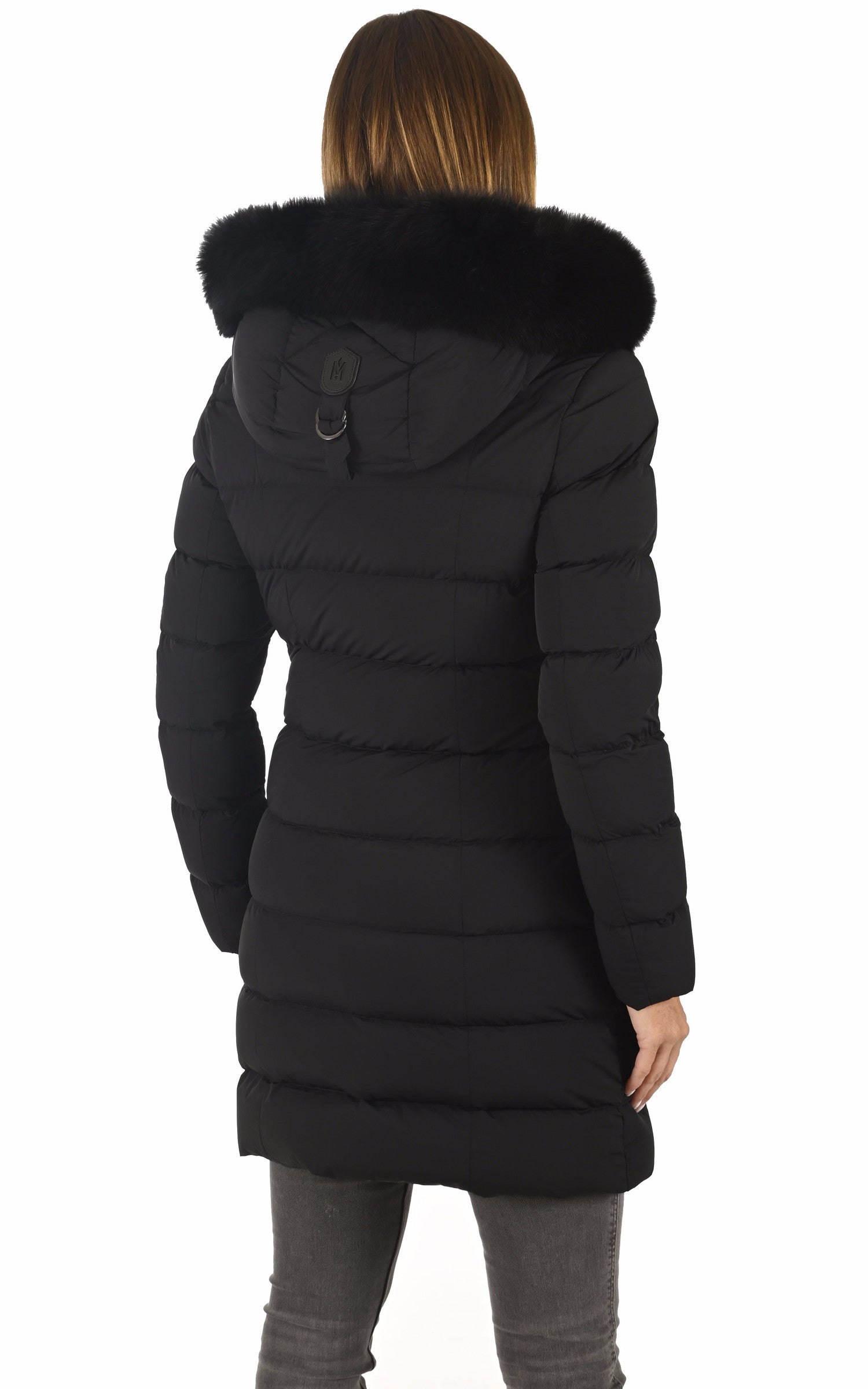 A &quot;CALLA-BX&quot; Noir Mackage 3/4 Doudoune Femme back photo