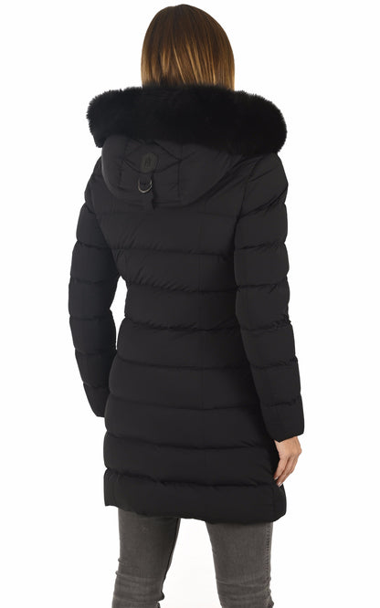 A &quot;CALLA-BX&quot; Noir Mackage 3/4 Doudoune Femme back photo