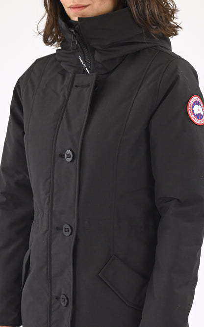 A &quot;ROSSCLAIR 2580W&quot; Noir Canada Goose 3/4 Doudoune Femme details photo