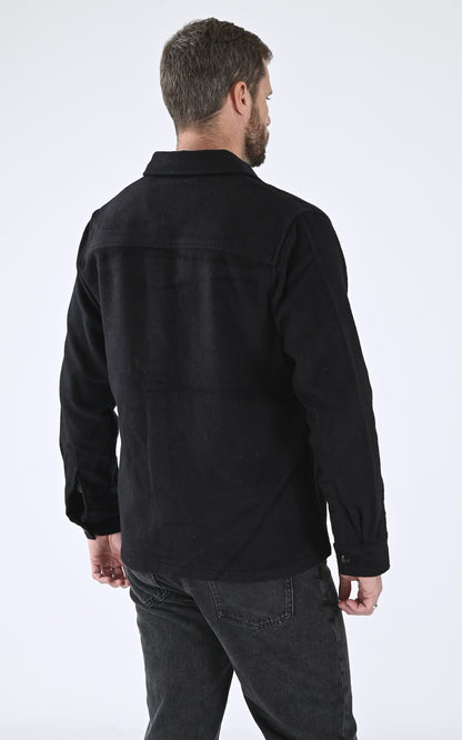 A &quot;SH CARL 3&quot; Noir Schott Chemise Homme back photo