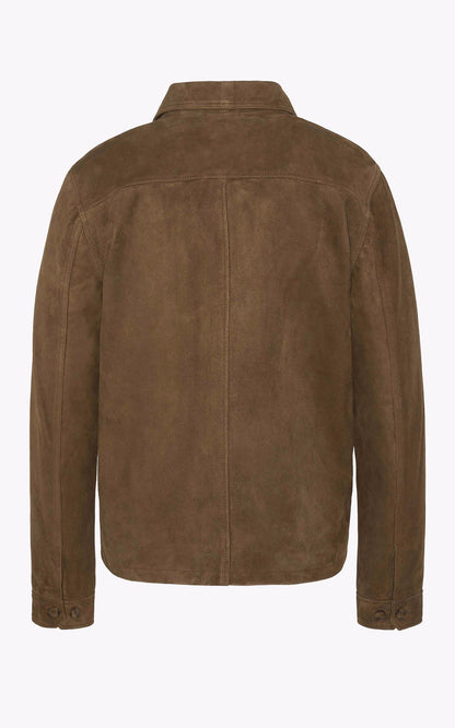 A &quot;LCBRONXS&quot; Cognac Schott Veste Homme closed photo