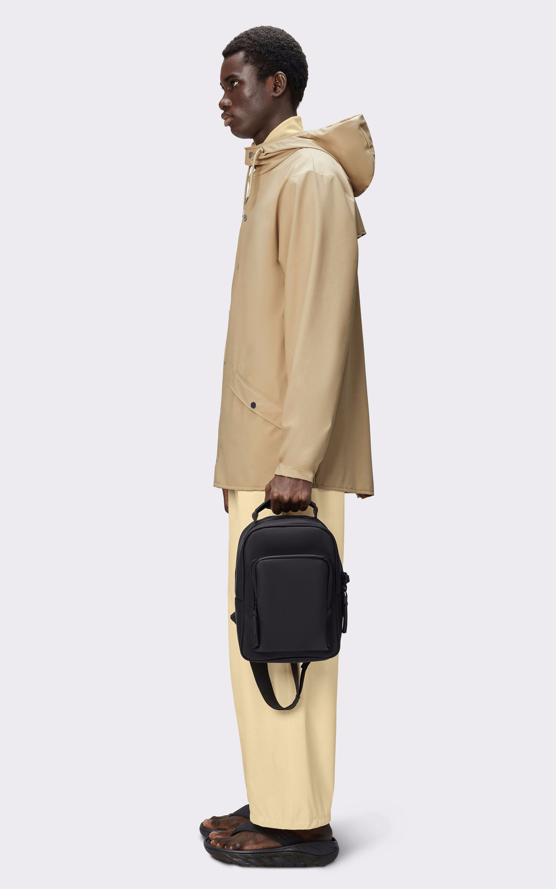 A &quot;13690 BOOK DAYPACK MINI&quot; Noir Rains Sac Mixte opened photo
