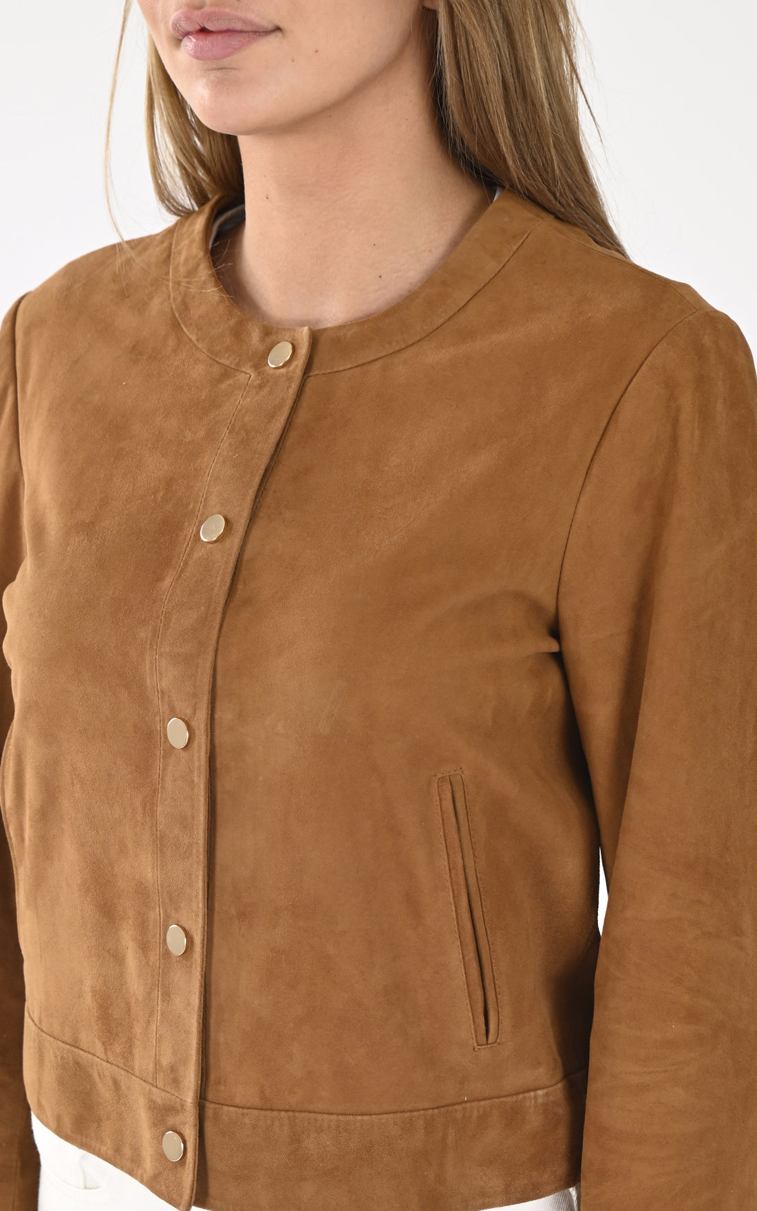 A &quot;MARION VS&quot; Cognac Serge Pariente Veste Femme opened photo