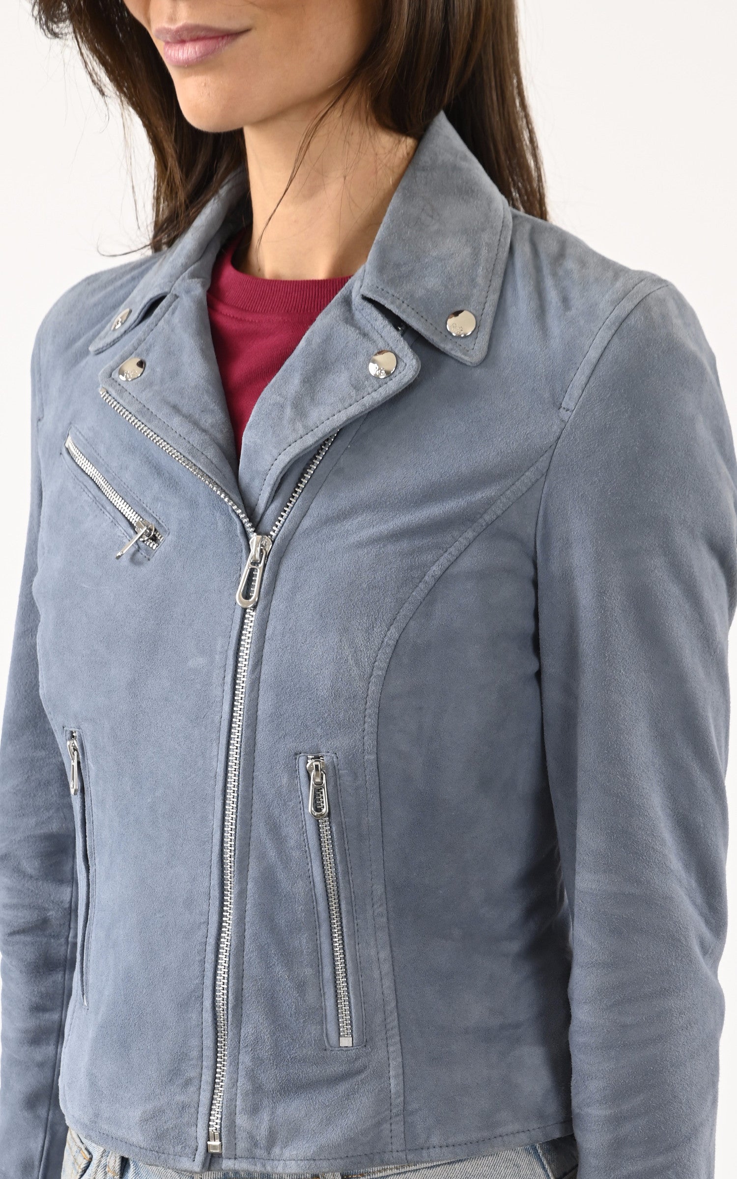 A &quot;BONITA 101577&quot; Bleu Rose Garden Perfecto Femme details photo 5
