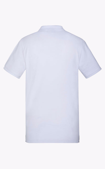A &quot;PSMILTON&quot; Blanc Schott Polo Homme closed photo