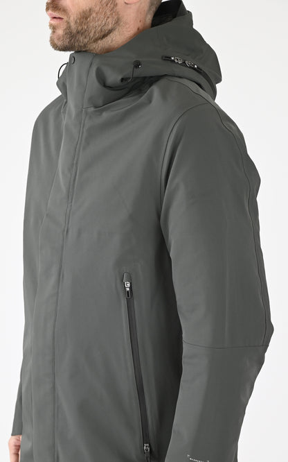 A &quot;PLANCK QM481&quot; Vert Krakatau 3/4 Parka Homme details photo