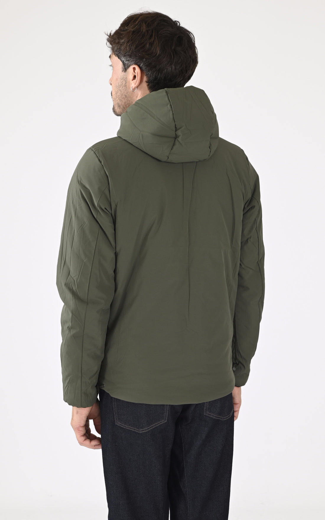 A &quot;JACK ST WARM K6128W&quot; Kaki K-Way Blouson Homme opened photo