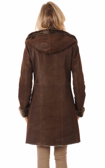A &quot;OS9007 90&quot; Marron La Canadienne 3/4 Femme back photo