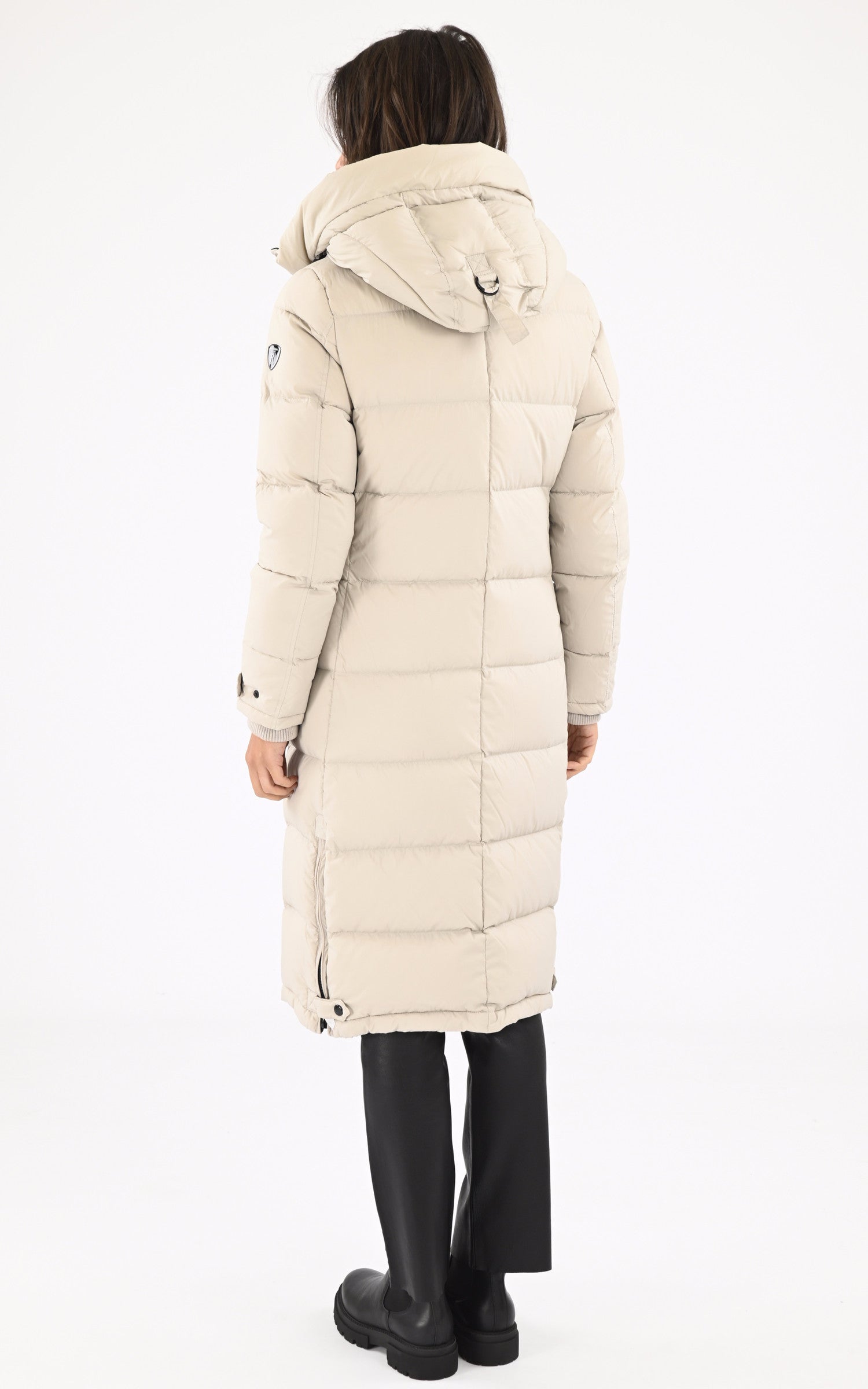 A &quot;FALCON 22199-3130&quot; Beige Rock and Blue 3/4 Doudoune Femme back photo