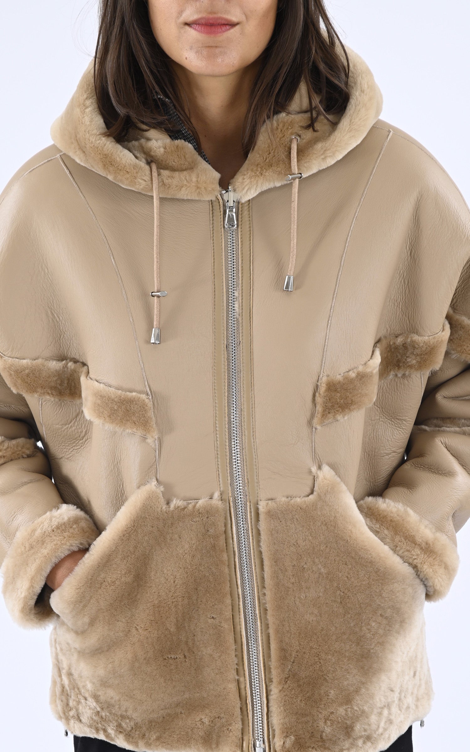 A &quot;GENA 72&quot; Camel Levinsky Veste Femme details photo