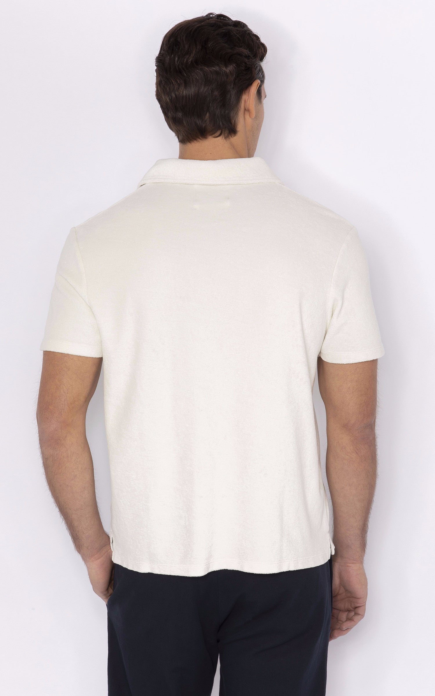 A "RIVPS02" Ecru Rivieras Polo Homme back photo