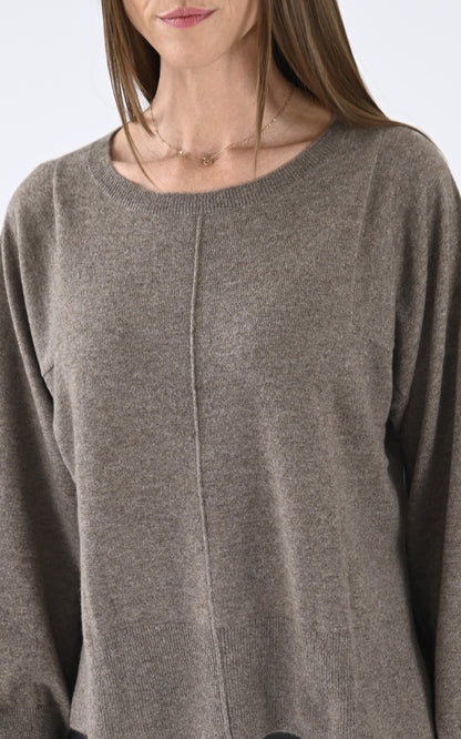 A &quot;JEANNE 4502054C&quot; Taupe Notshy Pull Femme details photo