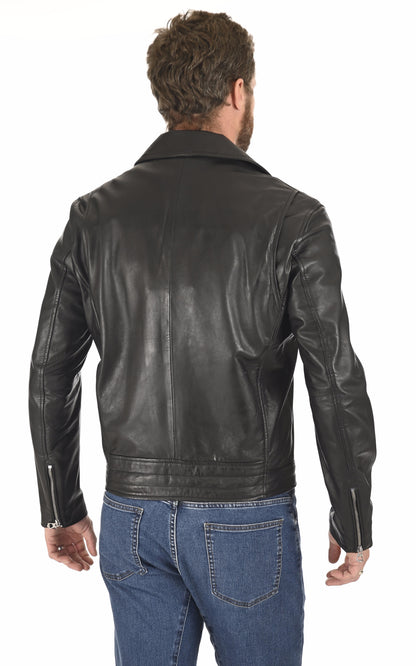 A &quot;ALEY 101982&quot; Noir Daytona 73 Perfecto Homme back photo
