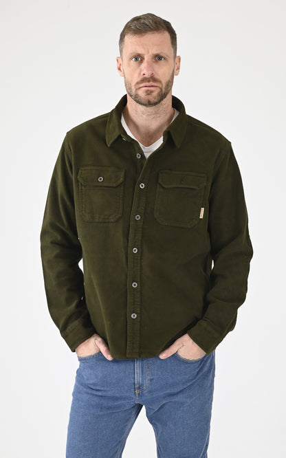 A &quot;MASON 103648&quot; Vert Iron&amp;Resin Chemise Homme closed photo
