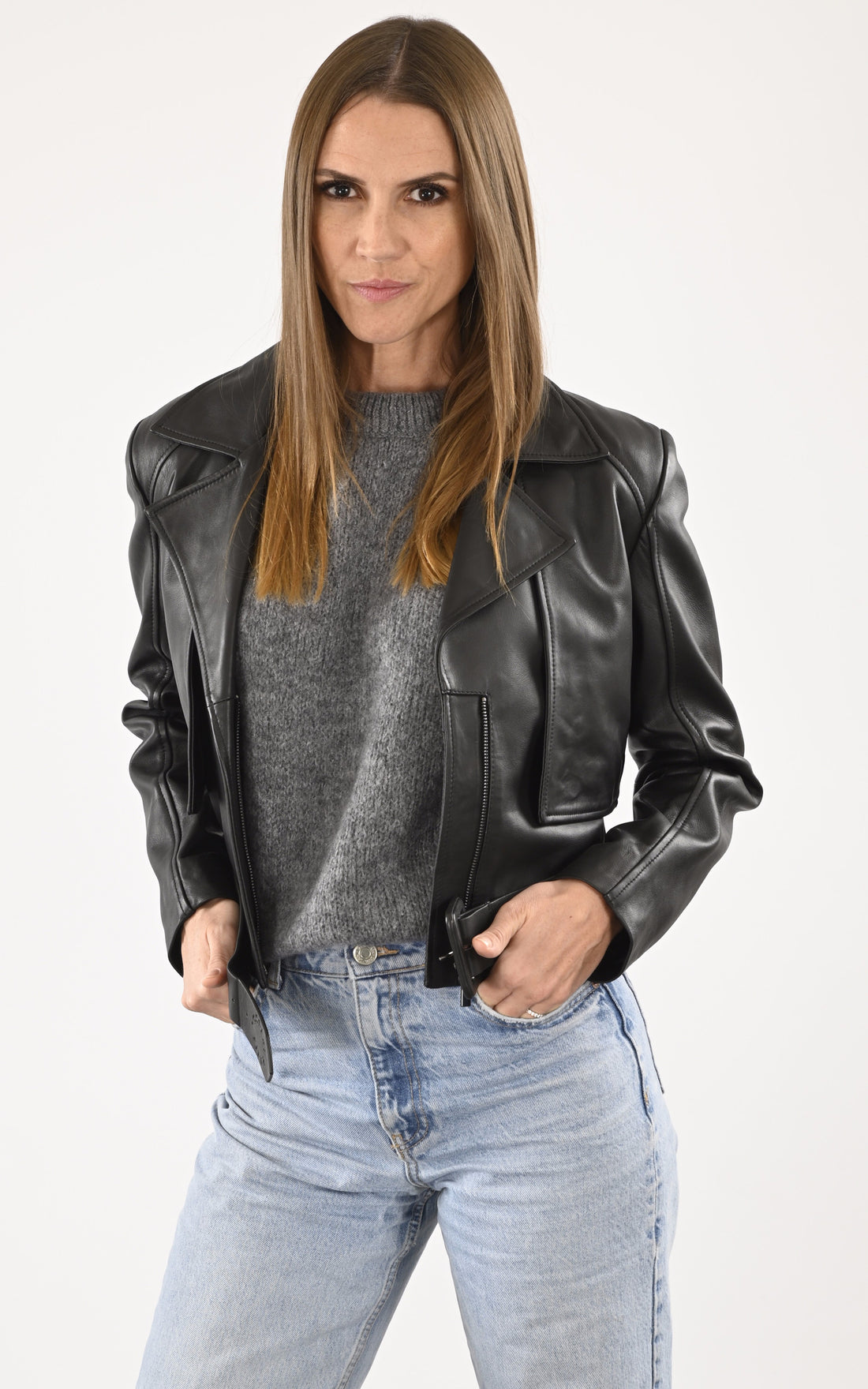A &quot;JOLIETTE&quot; Noir Possery Veste Femme closed photo