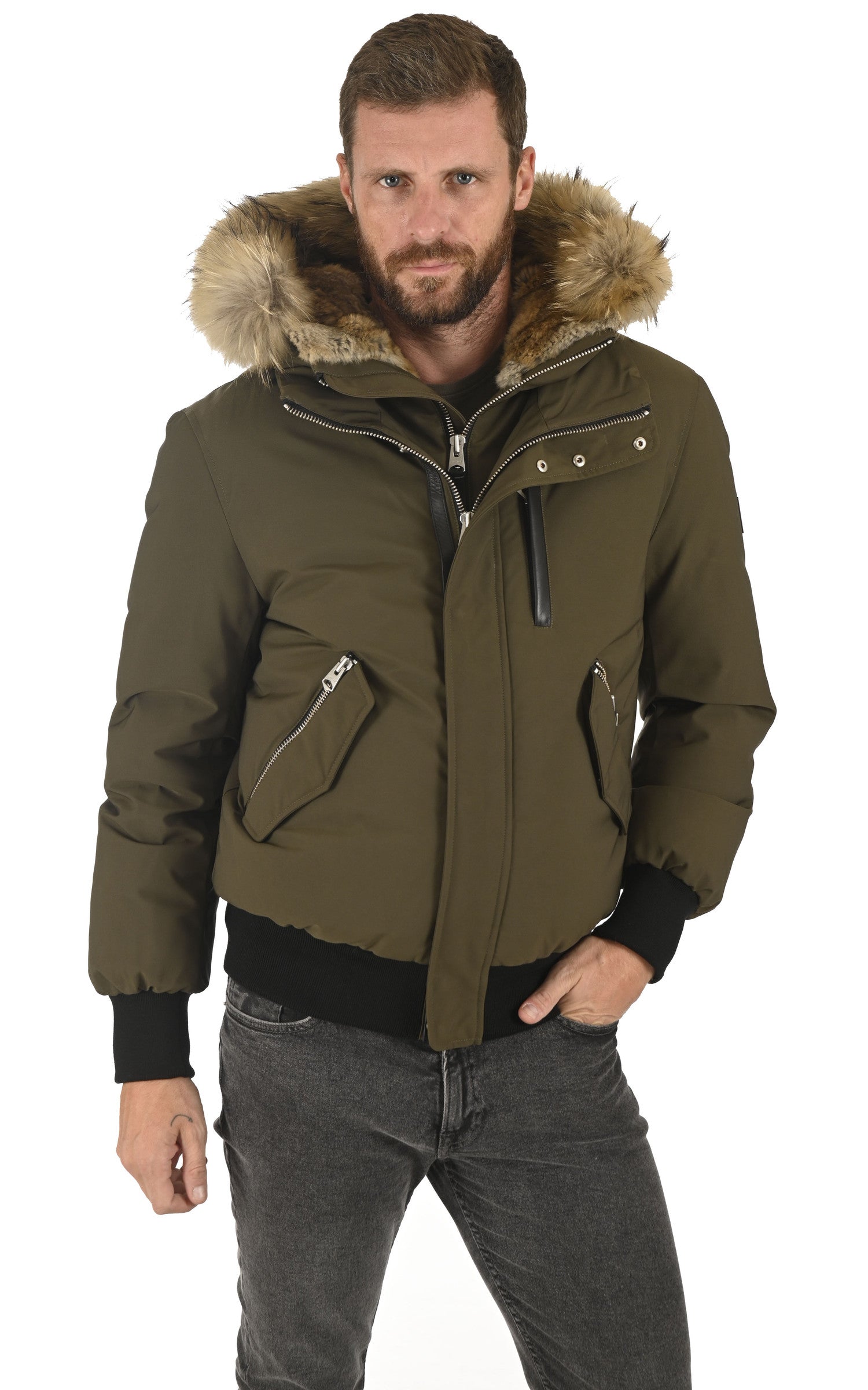 A &quot;DIXON-F&quot; Kaki Mackage Bl Doudoune Homme closed photo