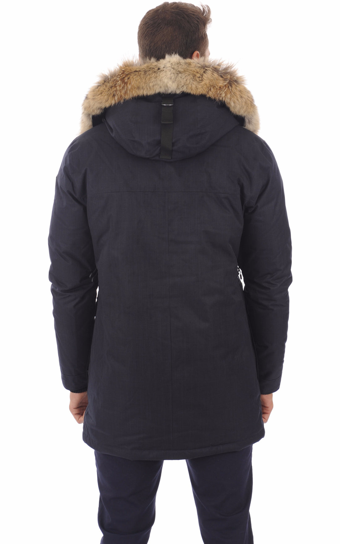 A &quot;YVES&quot; Navy Nobis 3/4 Doudoune Homme opened photo