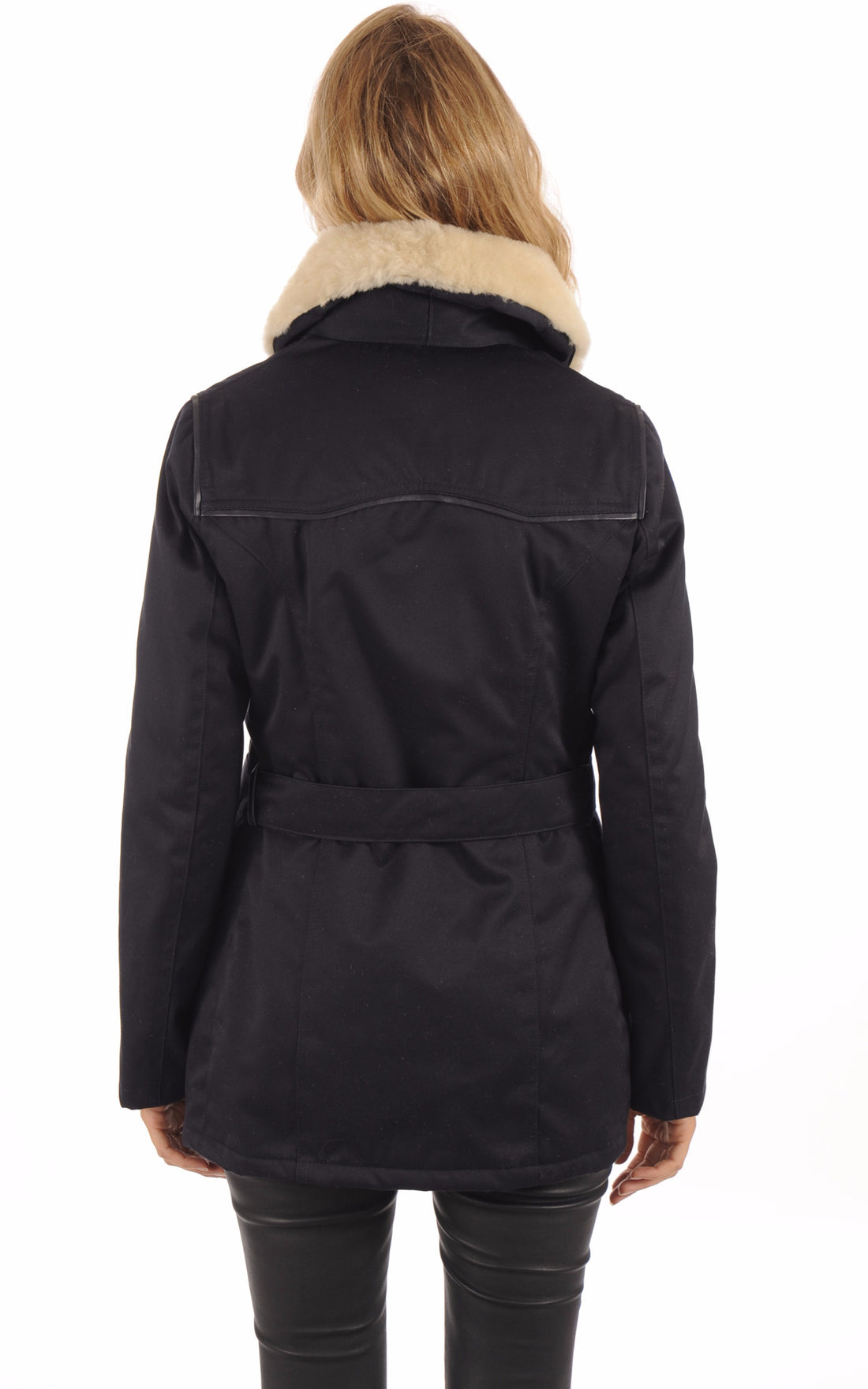 A &quot;CANADIENNE F&quot; Bleu Foncé La Canadienne Veste Femme opened photo
