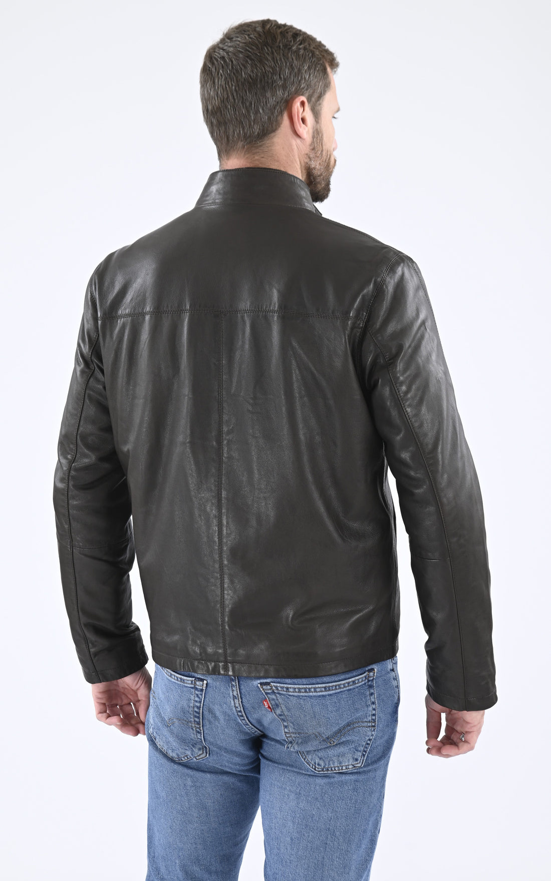 A &quot;ORLANDO 7765&quot; Marron Smarty Blouson Homme opened photo