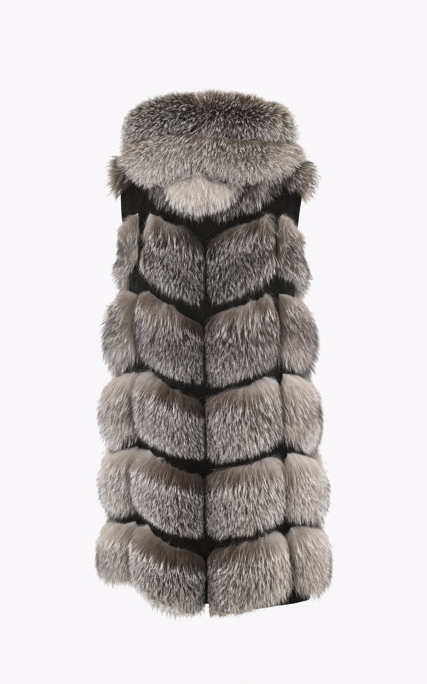 A &quot;1619 86 CM&quot; Gris Manakas Gilet Femme closed photo 2