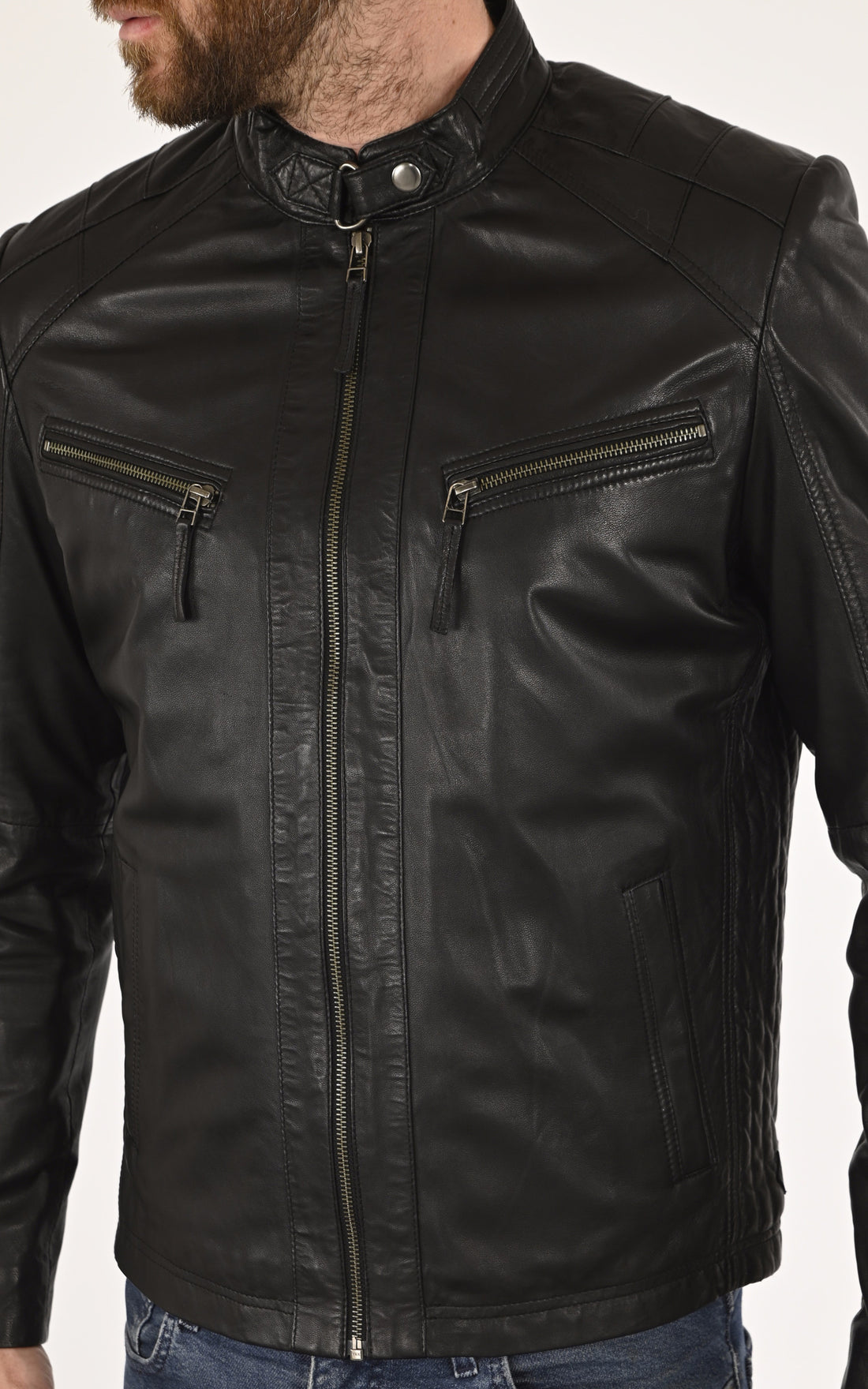 A &quot;BULK&quot; Noir La Canadienne Blouson Homme opened photo