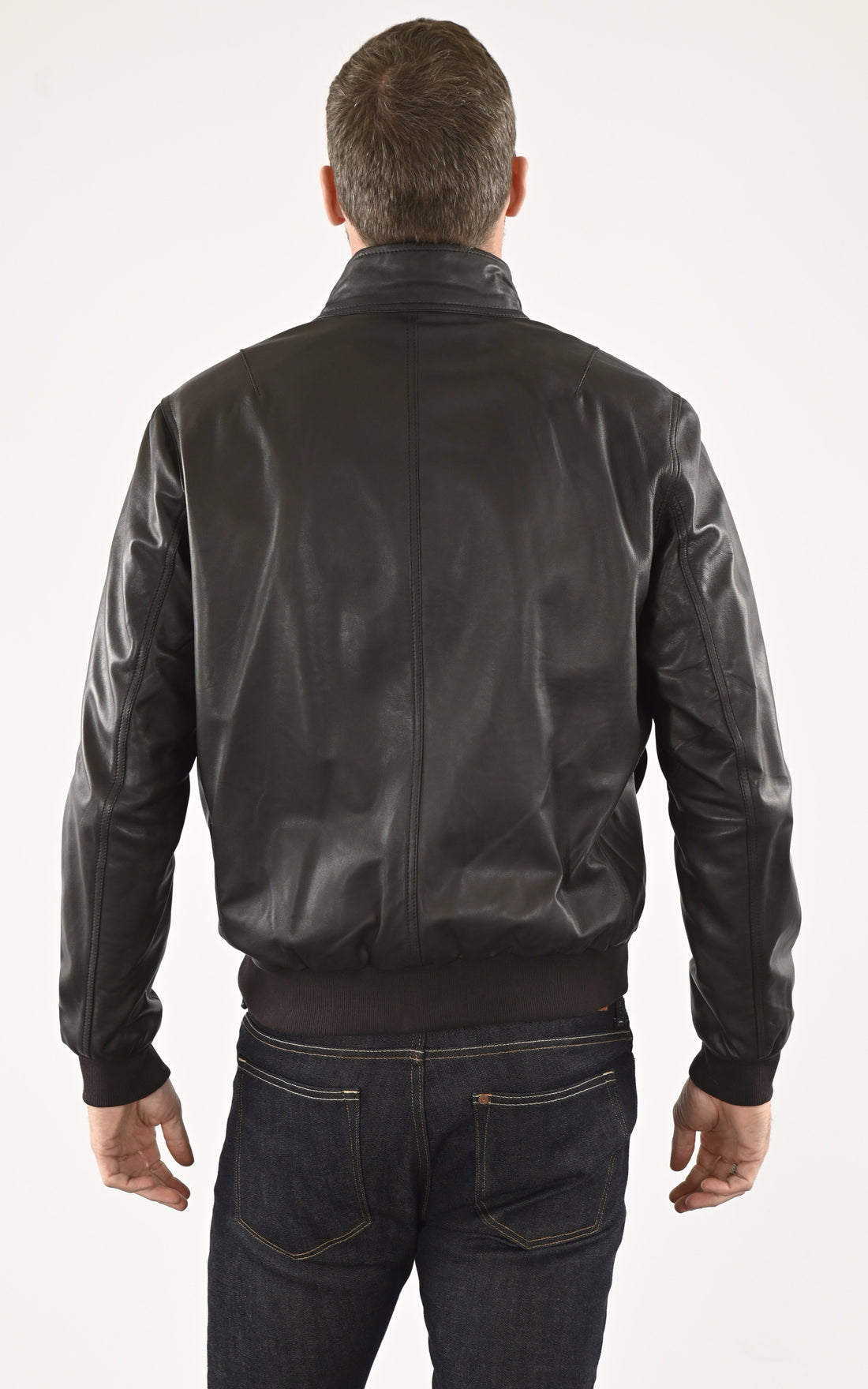 A &quot;EXPO&quot; Marron Serge Pariente Blouson Homme opened photo