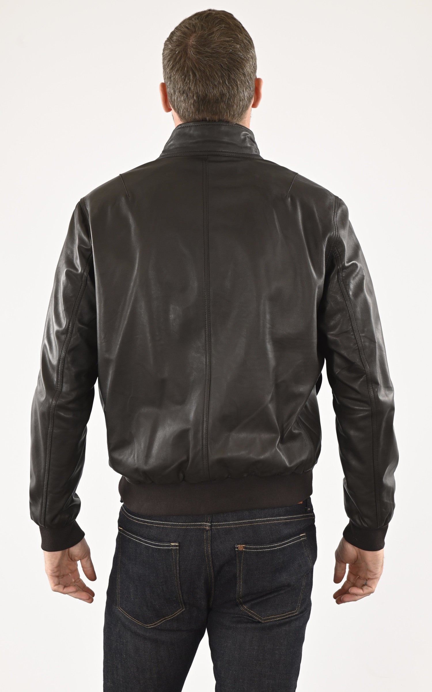A &quot;EXPO&quot; Marron Serge Pariente Blouson Homme closed photo