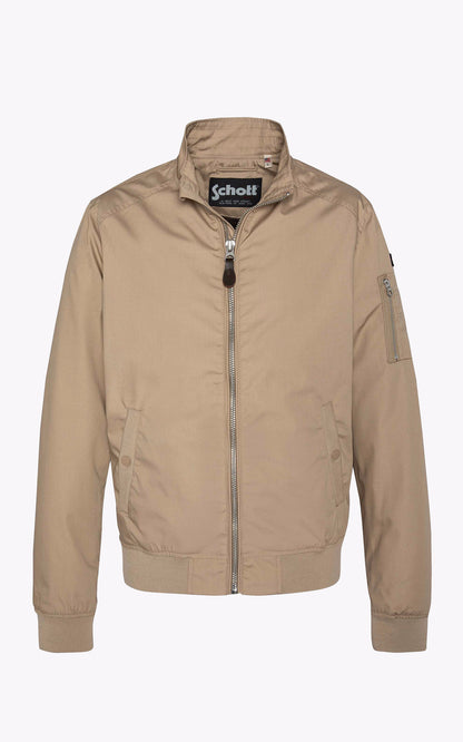 A &quot;KENNY&quot; Beige Schott Blouson Homme closed photo