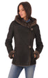 A "CH1T7002 ESP" Marron La Canadienne Veste Femme closed photo