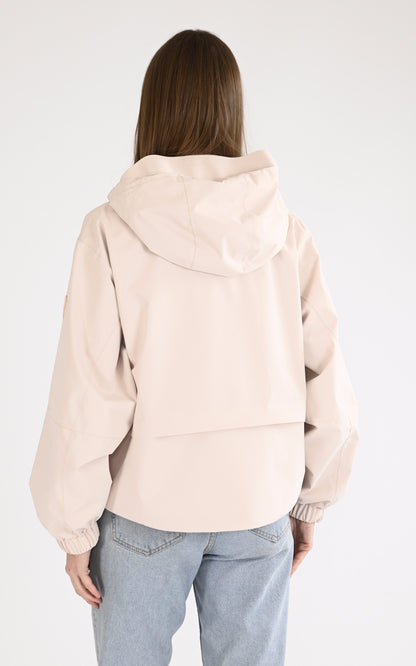 A &quot;CHIMENE&quot; Beige Gertrude Veste Femme back photo