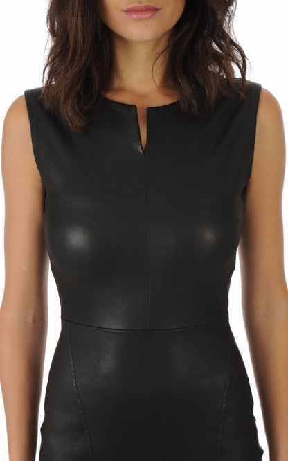 A &quot;FELICIA DRESS&quot; Noir La Canadienne Robe Femme details photo