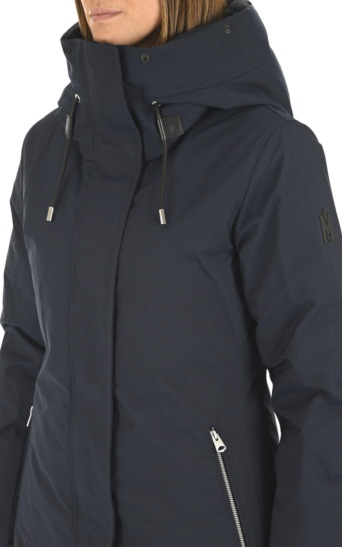 A &quot;SHILOH-F&quot; Navy Mackage 7/8 Doudoune Femme opened photo