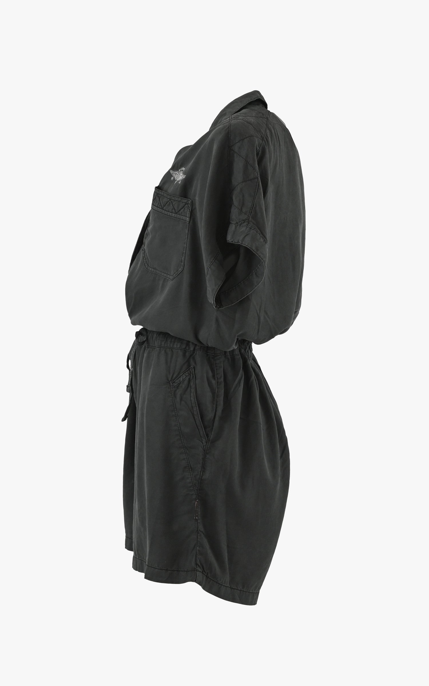 A &quot;TGRJBREANA30W&quot; Anthracite Schott Combinaison Femme back photo