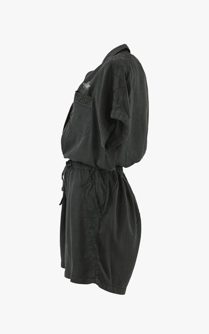 A &quot;TGRJBREANA30W&quot; Anthracite Schott Combinaison Femme back photo