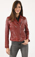 A "OLYMPE 101964" Rouge Rose Garden Blouson Femme closed photo