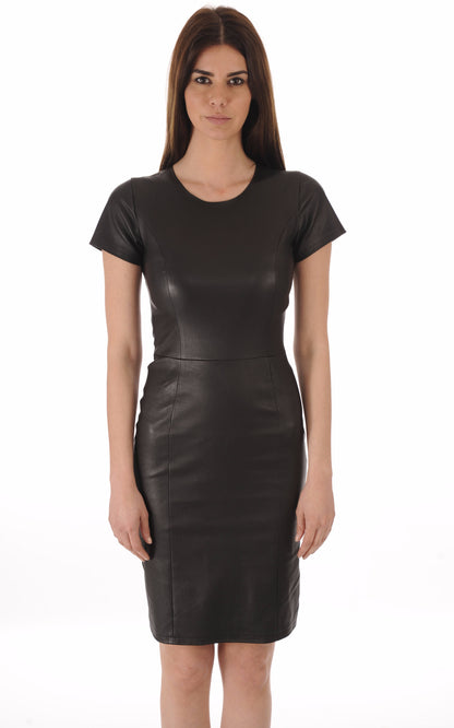A &quot;MINA FF&quot; Noir La Canadienne Robe Femme closed photo