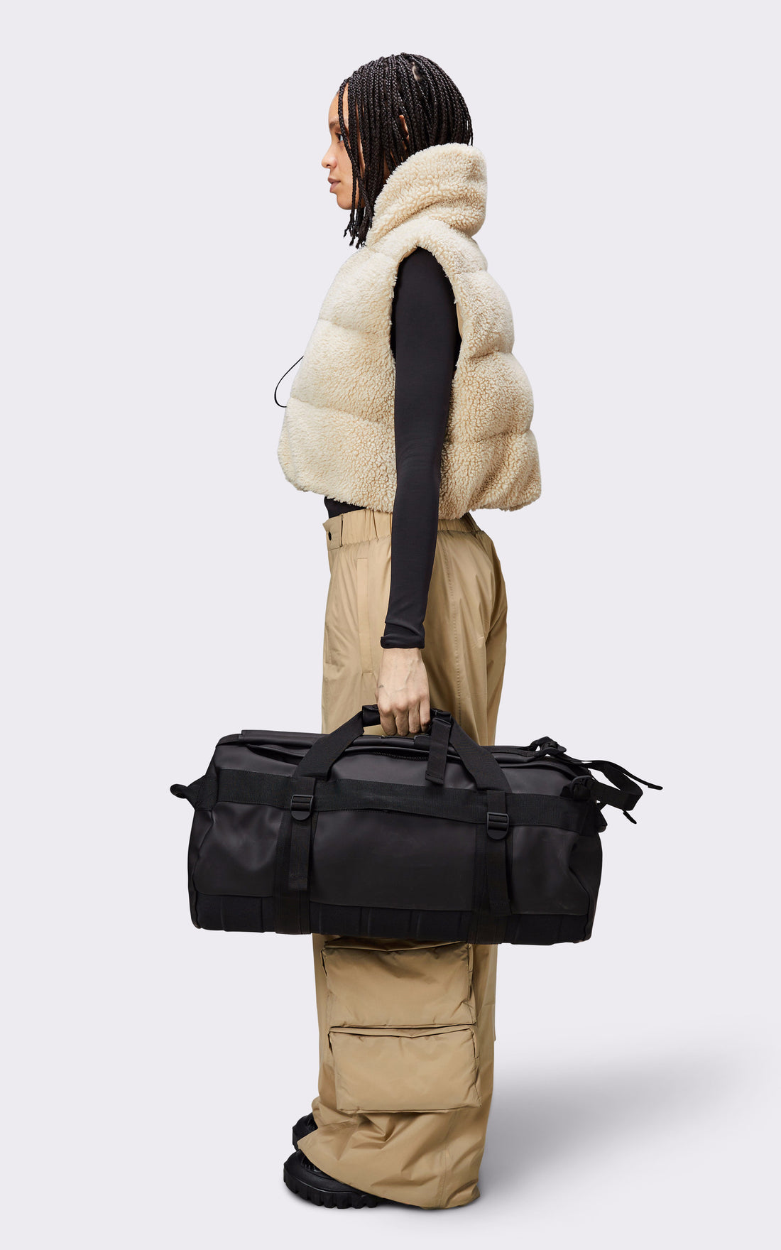 A &quot;13480 TEXEL DUFFEL SMALL&quot; Noir Rains Sac Mixte interior photo