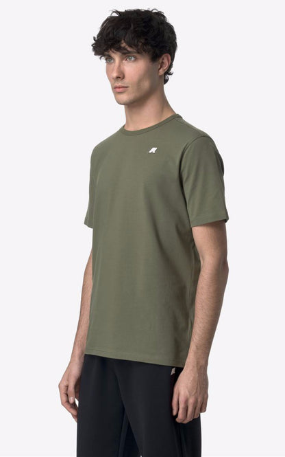 A &quot;ADAME K71349W&quot; Vert K-Way T-shirt Homme closed photo