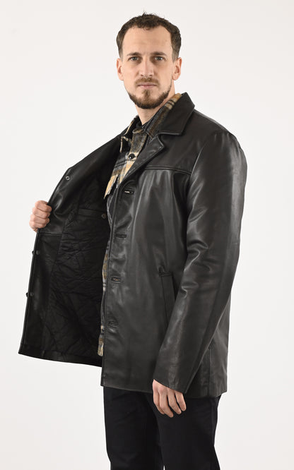 A &quot;LC MAINE 2&quot; Noir Schott Veste Homme interior photo