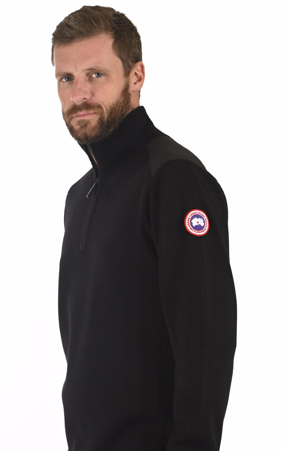 A &quot;STORMONT 7013M&quot; Noir Canada Goose Pull Homme opened photo