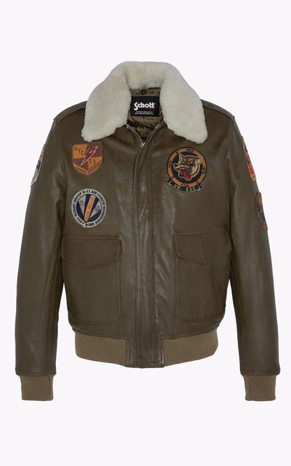 A &quot;LCFLIGHTWX23&quot; Kaki Schott Pilote Homme opened photo