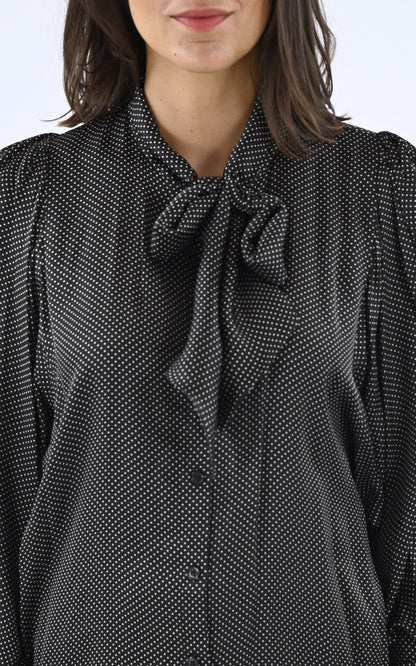 A &quot;CANDY&quot; Noir Tara Jarmon Top Femme details photo