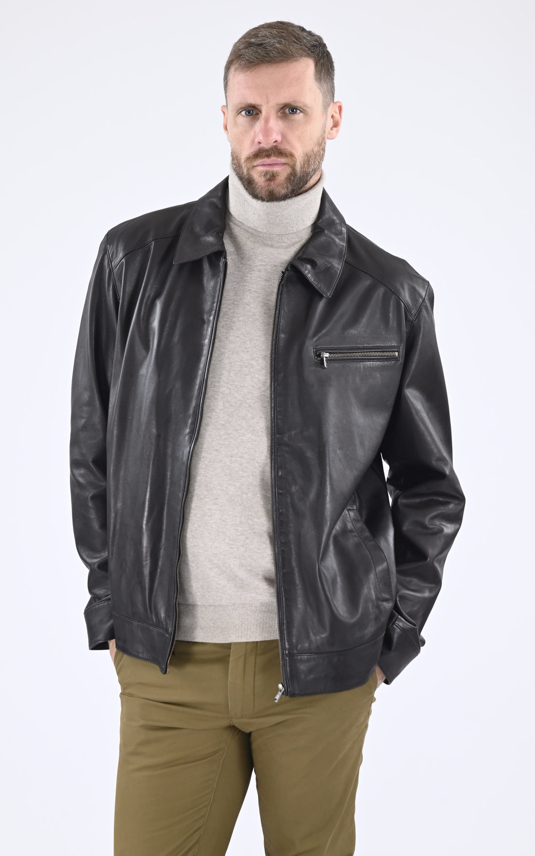 A &quot;MOLVENO 7636&quot; Noir Smarty Blouson Homme opened photo