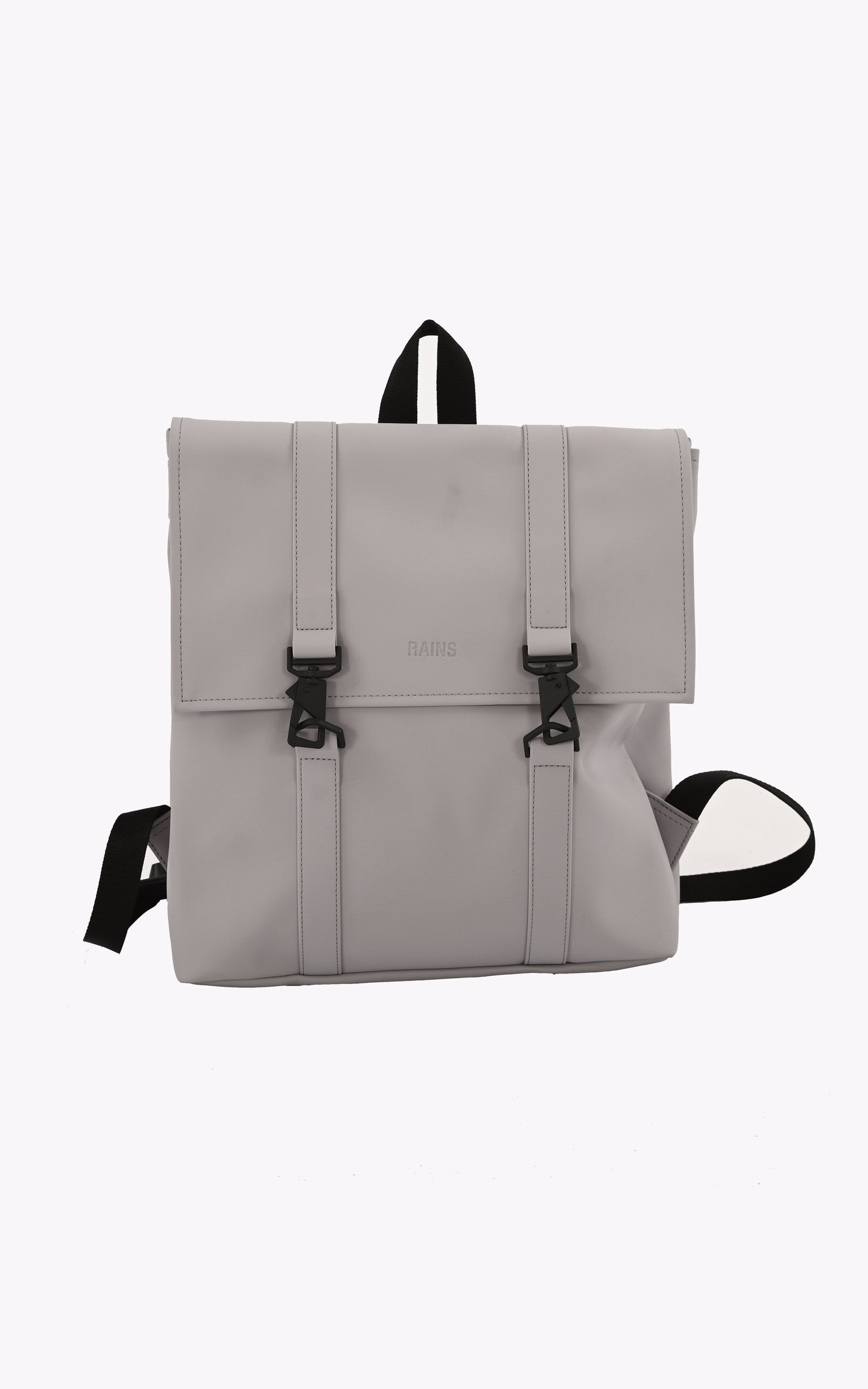A &quot;13310 MSN BAG MINI&quot; Gris Clair Rains Sac Mixte closed photo