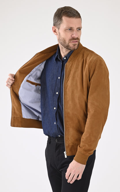 A &quot;PEM79&quot; Cognac Serge Pariente Blouson Homme interior photo