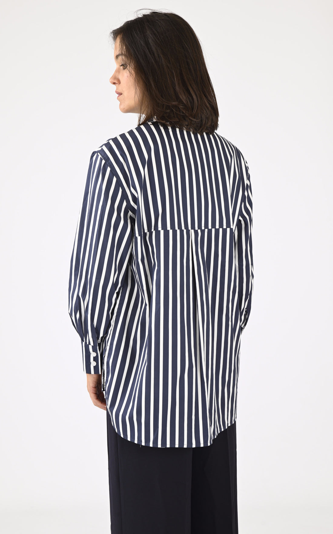 A &quot;TALLULY&quot; Bleu / Blanc Tara Jarmon Top Femme opened photo