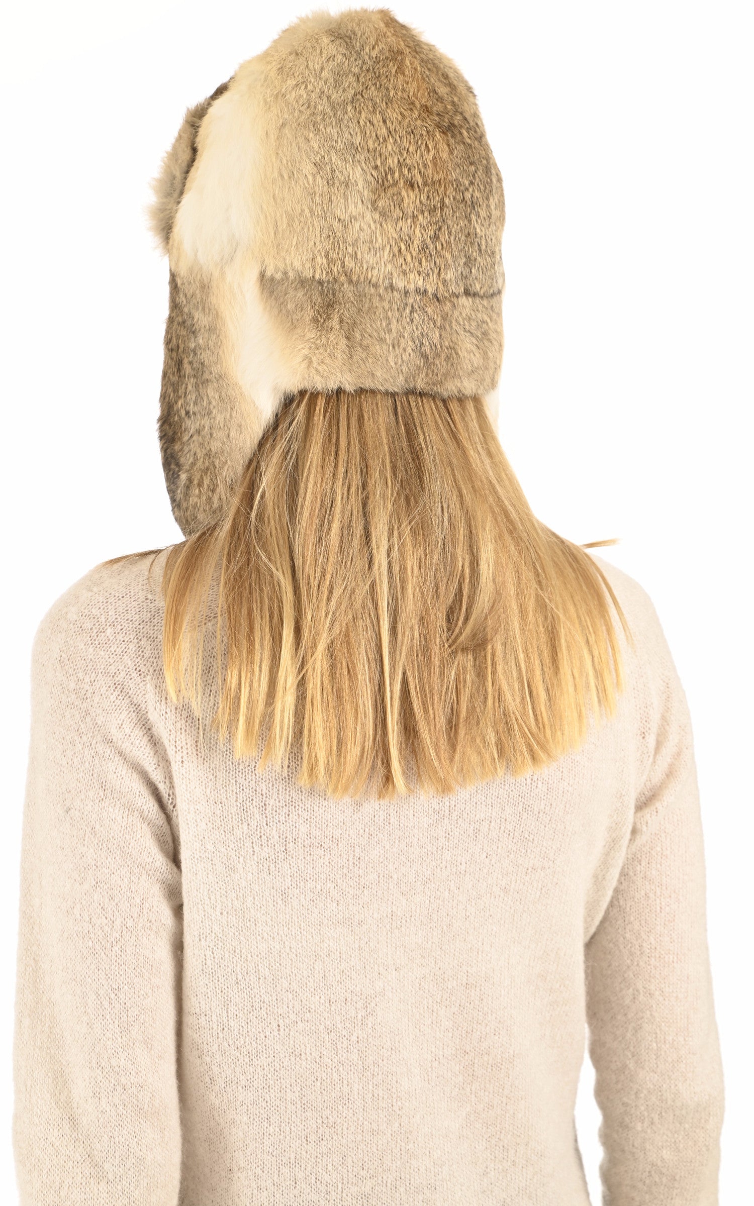 A &quot;MARYLA&quot; Beige Helma Chapka Mixte back photo 4