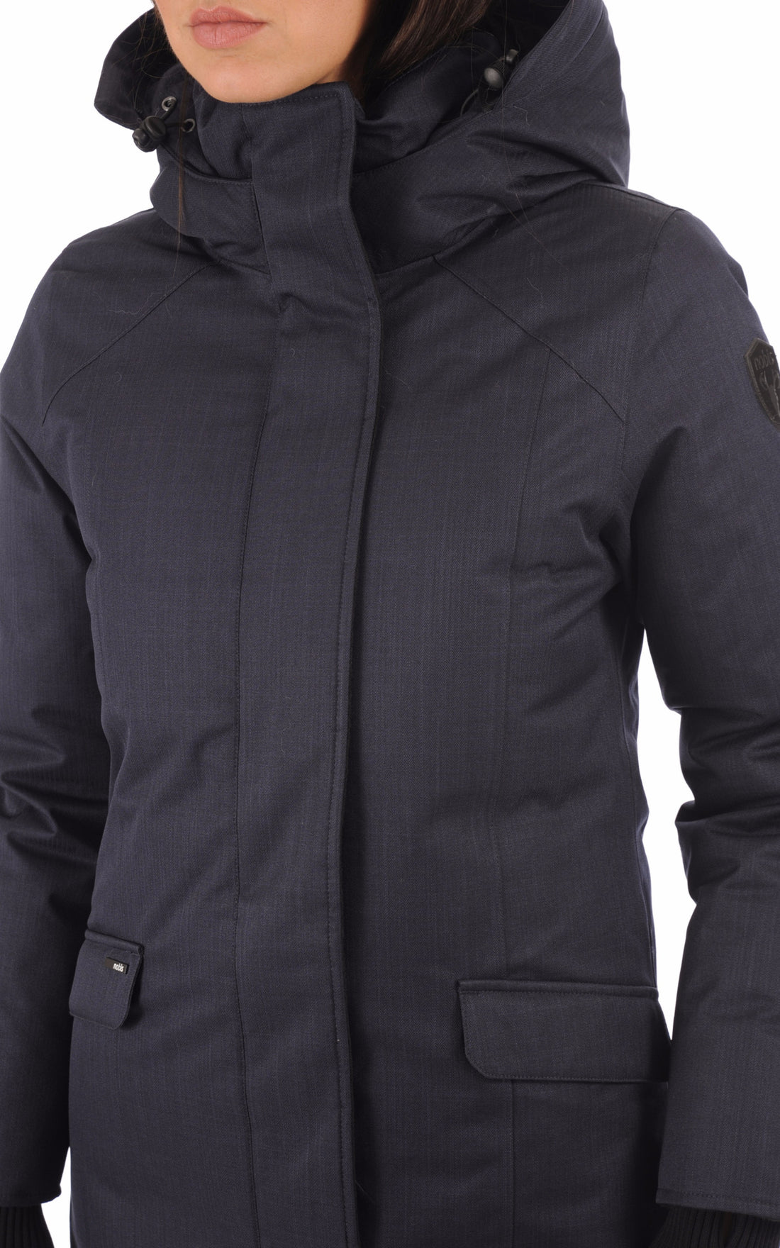 A &quot;REBECCA&quot; Navy Nobis Ves Doudoune Femme opened photo