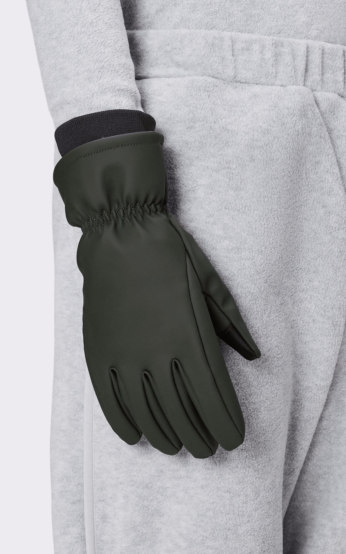 A &quot;21620 INSULATED GLOVES W1T3&quot; Vert Rains Gants Mixte opened photo